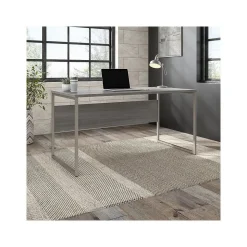 Bush Business Furniture Office Desks<Hybrid 60"W Computer Table Desk with Metal Legs, (HYD360PG)