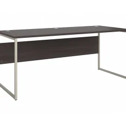 Bush Business Furniture Computer Desks<Hybrid 72"W Computer Table Desk with Metal Legs, (HYD373SG)