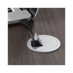 Bush Business Furniture Computer Desks<Hybrid 72"W Computer Table Desk with Metal Legs, (HYD373SG)