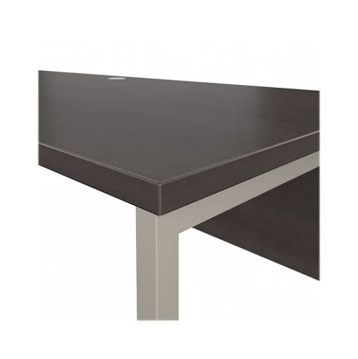 Bush Business Furniture Computer Desks<Hybrid 72"W Computer Table Desk with Metal Legs, (HYD373SG)