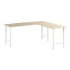 Bush Business Furniture L-Desks<Hustle 72"W L Shaped Computer Desk with Metal Legs, Natural Elm (HUS002NE)