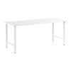 Bush Business Furniture Corner Desks<Hustle 72"W Computer Desk with Metal Legs, White (HUD272WH)