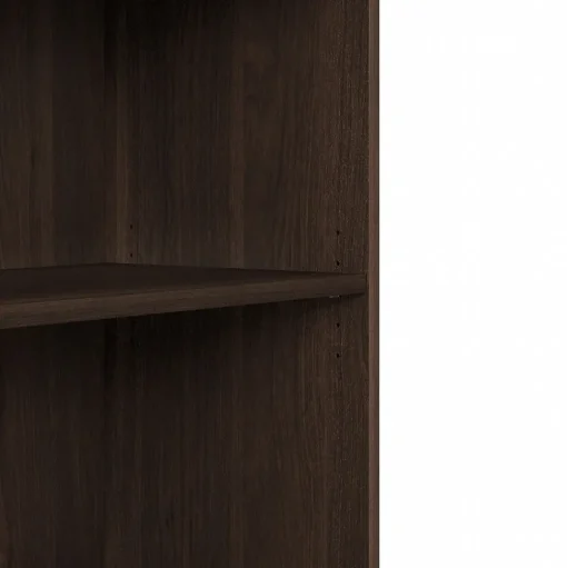Bush Business Furniture Bookcases<29"H 2-Shelf Bookcase with Adjustable Shelf, Black Walnut (BK3036BW)
