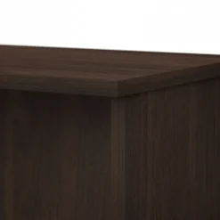 Bush Business Furniture Bookcases<29"H 2-Shelf Bookcase with Adjustable Shelf, Black Walnut (BK3036BW)
