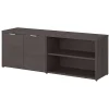Bush Business Furniture Storage Cabinets<Jamestown 21.2" Low Storage Cabinet with 4 Shelves, Storm Gray (JTS160SG)