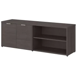 Bush Business Furniture Storage Cabinets<Jamestown 21.2" Low Storage Cabinet with 4 Shelves, Storm Gray (JTS160SG)