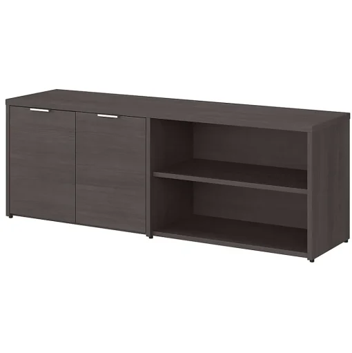 Bush Business Furniture Storage Cabinets<Jamestown 21.2" Low Storage Cabinet with 4 Shelves, Storm Gray (JTS160SG)