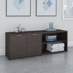 Bush Business Furniture Storage Cabinets<Jamestown 21.2" Low Storage Cabinet with 4 Shelves, Storm Gray (JTS160SG)