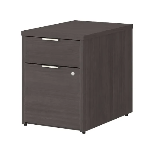 Bush Business Furniture File Cabinets<Jamestown 2-Drawer Vertical File Cabinet, Locking, Letter/Legal, Storm Gray, 23.66" (JTF116SGSU)