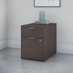 Bush Business Furniture File Cabinets<Jamestown 2-Drawer Vertical File Cabinet, Locking, Letter/Legal, Storm Gray, 23.66" (JTF116SGSU)