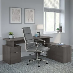 Bush Business Furniture File Cabinets<Jamestown 2-Drawer Vertical File Cabinet, Locking, Letter/Legal, Storm Gray, 23.66" (JTF116SGSU)