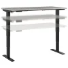 Bush Business Furniture Standing Desks<Move 40 Series 60"W Electric Height Adjustable Standing Desk, Platinum Gray/Black (M4S6030PGBK)