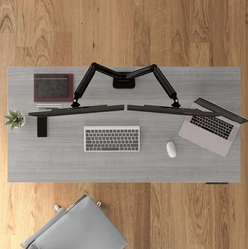 Bush Business Furniture Standing Desks<Move 40 Series 60"W Electric Height Adjustable Standing Desk, Platinum Gray/Black (M4S6030PGBK)