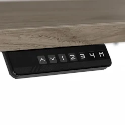 Bush Business Furniture Standing Desks<Move 40 Series 72"W Electric Height Adjustable Standing Desk, Modern Hickory/Cool Gray (M4S7230MHSK)