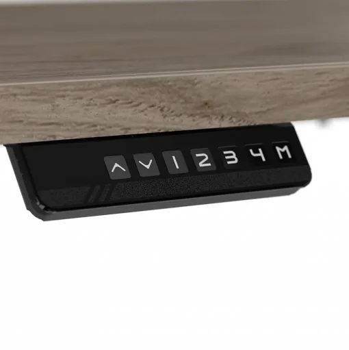 Bush Business Furniture Standing Desks<Move 40 Series 72"W Electric Height Adjustable Standing Desk, Modern Hickory/Cool Gray (M4S7230MHSK)