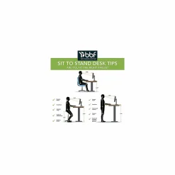 Bush Business Furniture Standing Desks<Move 60 Series 72"W Electric Height Adjustable Standing Desk, Platinum Gray/Black (M6S7230PGBK)