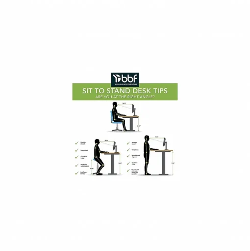 Bush Business Furniture Standing Desks<Move 60 Series 72"W Electric Height Adjustable Standing Desk, Platinum Gray/Black (M6S7230PGBK)
