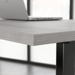 Bush Business Furniture Standing Desks<Move 60 Series 72"W Electric Height Adjustable Standing Desk, Platinum Gray/Black (M6S7230PGBK)