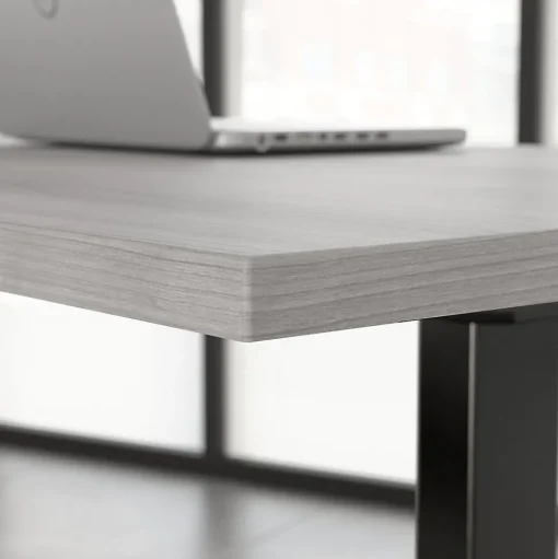 Bush Business Furniture Standing Desks<Move 60 Series 72"W Electric Height Adjustable Standing Desk, Platinum Gray/Black (M6S7230PGBK)
