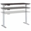 Bush Business Furniture Standing Desks<Move 40 Series 60W Electric Height Adjustable Standing Desk, Storm Gray/Cool Gray Metallic (M4S6030SGSK)
