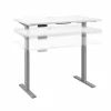 Bush Business Furniture Standing Desks<Move 60 Series 48"W Electric Height Adjustable Standing Desk, White (M6S4824WHSK)