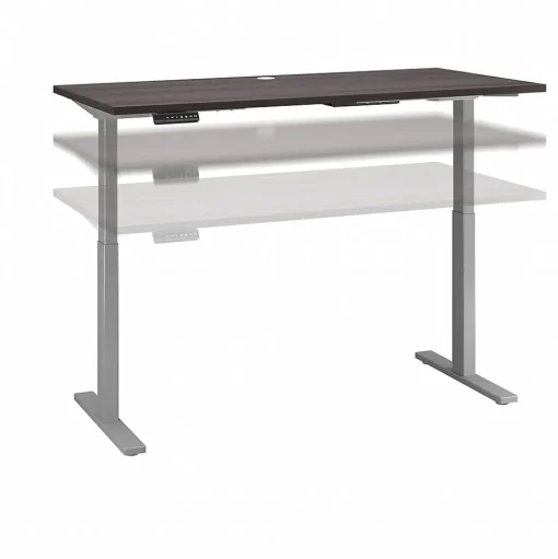 Bush Business Furniture Standing Desks<Move 60 Series 60"W Electric Height Adjustable Standing Desk, Storm Gray (M6S6030SGSK)