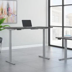 Bush Business Furniture Standing Desks<Move 60 Series 60"W Electric Height Adjustable Standing Desk, Storm Gray (M6S6030SGSK)