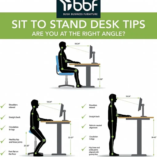 Bush Business Furniture Standing Desks<Move 60 Series 60"W Electric Height Adjustable Standing Desk, Mocha Cherry (M6S6030MRBK)