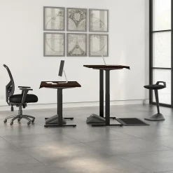 Bush Business Furniture Standing Desks<Move 60 Series 60"W Electric Height Adjustable Standing Desk, Mocha Cherry (M6S6030MRBK)