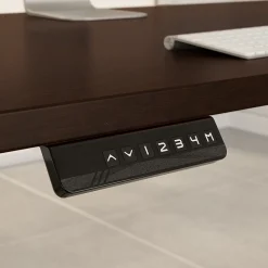 Bush Business Furniture Standing Desks<Move 60 Series 60"W Electric Height Adjustable Standing Desk, Mocha Cherry (M6S6030MRBK)