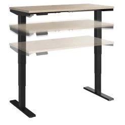 Bush Business Furniture Standing Desks<Move 40 Series 48"W Electric Adjustable Standing Desk, (M4S4824NEBK)