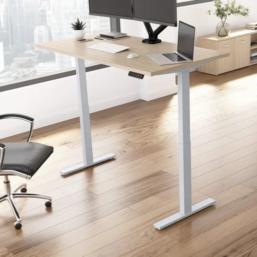 Bush Business Furniture Standing Desks<Move 60 Series 60"W Electric Adjustable Standing Desk, (M6S6030NESK)