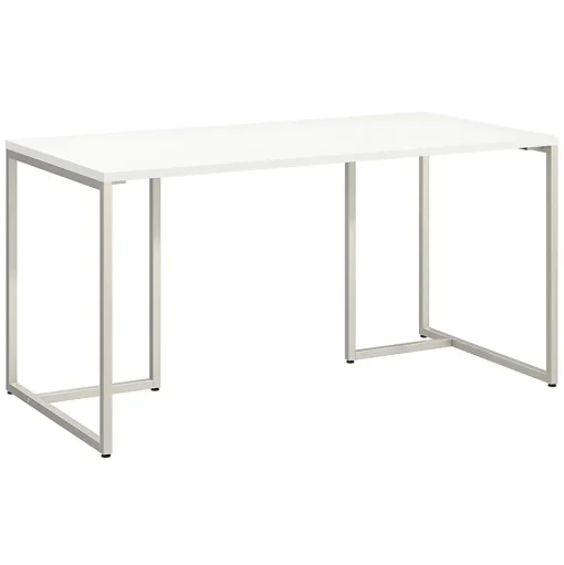 Bush Business Furniture Computer Desks<Method 60"W Table Desk, White (KI70201K)