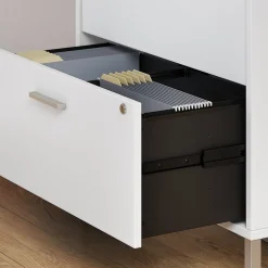 Bush Business Furniture File Cabinets<Method 2 Drawer Lateral File Cabinet, White (KI70204SU)