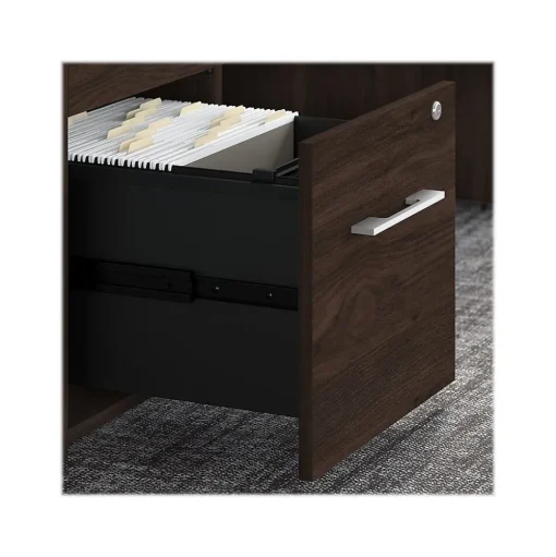 Bush Business Furniture Office Desks<Office 500 72"W U Shaped Executive Desk with Drawers, (OF5002BWSU)