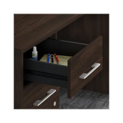 Bush Business Furniture Office Desks<Office 500 72"W U Shaped Executive Desk with Drawers, (OF5002BWSU)