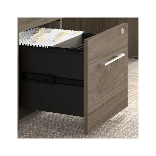 Bush Business Furniture Office Desks<Office 500 72"W L Shaped Executive Desk with Drawers, (OF5004MHSU)