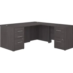 Bush Business Furniture L-Desks<Office 500 72"W L Shaped Executive Desk with Drawers, (OF5004SGSU)