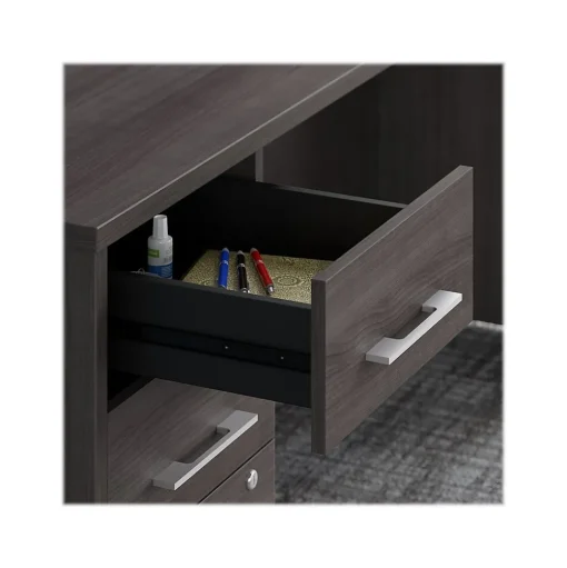 Bush Business Furniture L-Desks<Office 500 72"W L Shaped Executive Desk with Drawers, (OF5004SGSU)