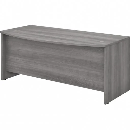 Bush Business Furniture Office Desks<Studio C 72"W Bow Front Desk, (SCD172PG)