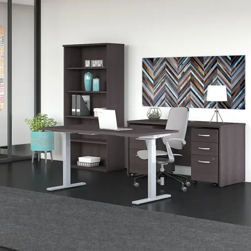 Bush Business Furniture Office Desks<Studio C 60"W Credenza Desk, (SCD360SG)