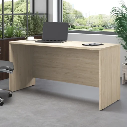 Bush Furniture Office Desks<Bush Business Furniture Studio C 60"W Credenza Desk, Natural Elm (SCD360NE)