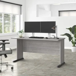 Bush Business Furniture Office Desks<Studio A 60"W Computer Desk, (SDD160PG)