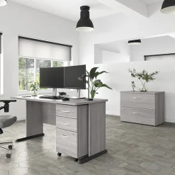 Bush Business Furniture Office Desks<Studio A 60"W Computer Desk, (SDD160PG)