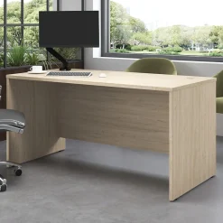 Bush Furniture Computer Desks<Bush Business Furniture Studio C 60"W Office Desk, Natural Elm (SCD260NE)
