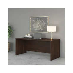 Bush Business Furniture Computer Desks<Studio C 72"W Office Desk, (SCD272BW)