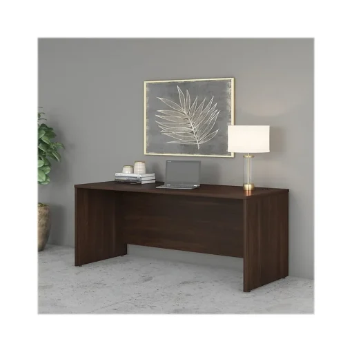 Bush Business Furniture Computer Desks<Studio C 72"W Office Desk, (SCD272BW)