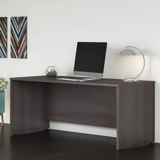 Bush Business Furniture Computer Desks<Studio C 72"W Office Desk, (SCD272SG)