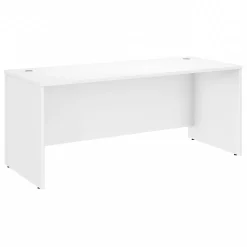 Bush Business Furniture Computer Desks<Studio C 72"W Office Desk, (SCD272WH)