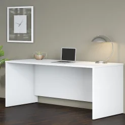Bush Business Furniture Computer Desks<Studio C 72"W Office Desk, (SCD272WH)